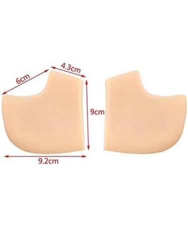 Buy Chrome 2 Pair Moisture Gel Silicone Ferse Protectors - Sock Pedicure Foot Care for Pain Relief & Heel Comfort - International Shipping Available - Buy Online on GoSupps.com