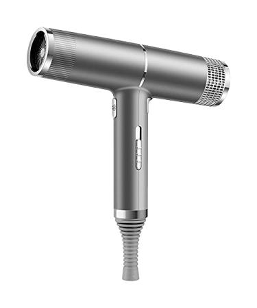 110V New Concept Hair Dryer Intelligent Frequency Conversion high Power Hair Dryer Home Dormitory Hair Salon Hammer Hair Dryer Grey