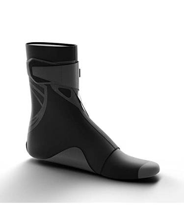 Adjustable Ankle Brace | Compression Wrap for Sprains | Heel Protector & Support Bandage for Sports - Black Right Small - Buy Online on GoSupps.com