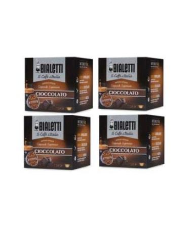 Bialetti Bialetti Caf d'Italie Chocolate Flavor 4 Boxes of 12 Capsules