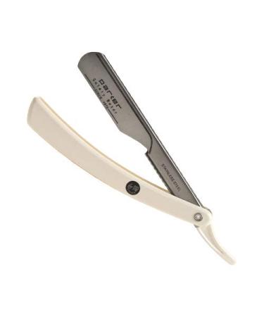 Parker PTW Push Type Blade Load Straight Edge Barber Razor | Stainless Steel Arm & 5 Platinum Blades - International Shipping Available - Buy Online on GoSupps.com