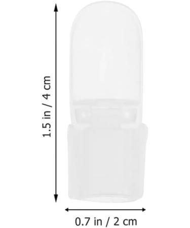 Housoutil 60 Pcs Nail Case Finger Nail Protector Skincare Tool Stickers for Adults Nail Tools for Nail Art Nail Tip Protector Polish Shield Protector Plastic Protective Case Manicure White 4x2cmx2pcs Whitex2pcs - Buy Online on GoSupps.com