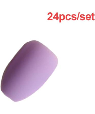 dijiusidy 1 Set Color Street Nail Strips Toe Files Matte Stick Solid Color Full Cover Art Decals Salon Supplies Decorations 13purple - Buy Online on GoSupps.com