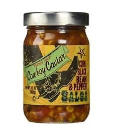 Trader Joe's Cowboy Caviar Corn Black Beans & Pepper Salsa 13 oz (Pack of 3)