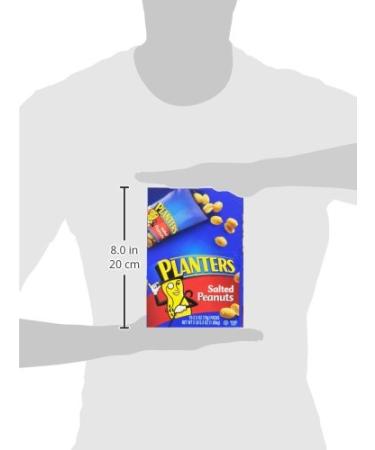 Planters Salted Peanuts Single Serve 2.5oz Bags Pack of 15 - Buy Online on GoSupps.com