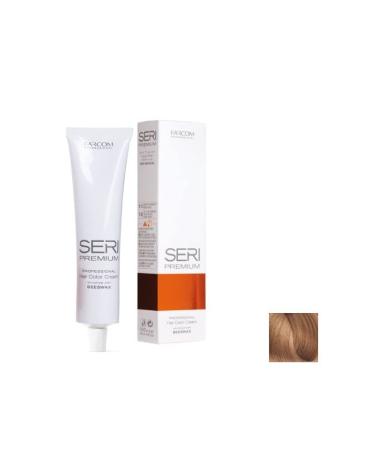 Farcom professional Farcom Seri Premium Professional Coloring Cream enriched with beeswax (8.8 COCOA LIGHT BLON.100ml)