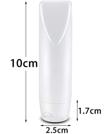 Voarge 10-Pack 30ml Plastic Travel Bottles Set | Refillable Cosmetics Containers for Shampoo Conditioner & Lotion - Buy Online on GoSupps.com