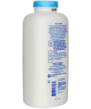 Johnson's Baby Powder Aloe & Vit E 15 Oz (4 Pack) - Gentle Formula for Delicate Skin - Buy Online on GoSupps.com