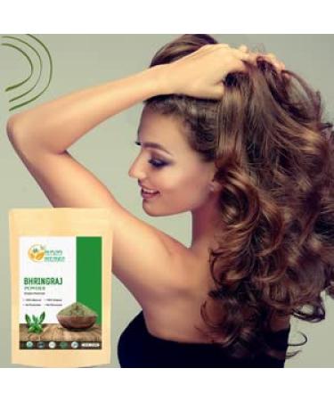 Organic Bhringraj Powder 150g - Eclipta Alba False Daisy for Hair Growth - 5.3 Oz - Buy Online on GoSupps.com