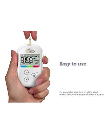 OneTouch Verio Flex Blood Glucose Meter - Accurate Blood Glucose Monitoring - Buy Online on GoSupps.com