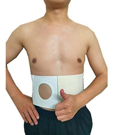 Realmedi Unisex Ostomy Abdominal Binder XL 45.28-49.21 Inch - Ostomy Belt for Hernia & Colostomy Support - Buy Online on GoSupps.com