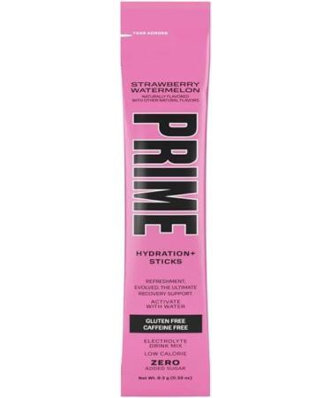 Prime Hydration Powder Sticks Variety Pack - Strawberry Watermelon Ice Pop & Blue Raspberry - 30 Pack (3 Flavours - Makes 30 Drinks) - Buy Online on GoSupps.com