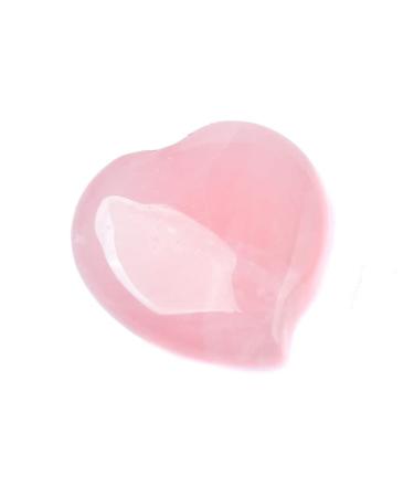 1PC Natural Rose Quartz Heart Shape Love Mini Crystal Stone Gemstone DIY Jewelry Gift Couple Decoration Souvenir Stone Mineral Specimen