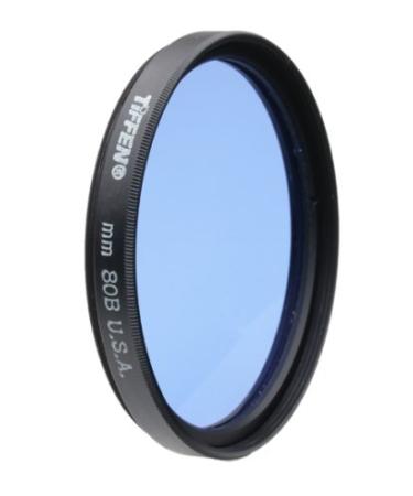 Tiffen 72mm 80B Filter