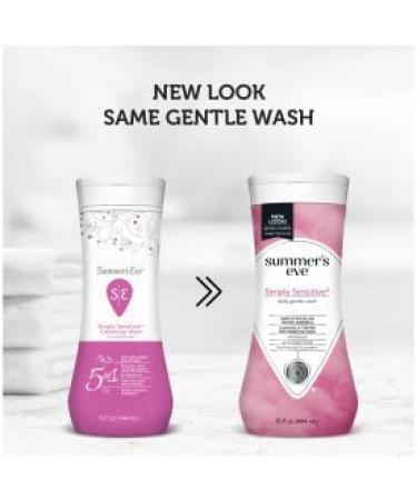 Summer's Eve Simply Sensitive Feminine Cleansing Wash for Sensitive Skin - 15.0 FL OZ - Buy Online on GoSupps.com