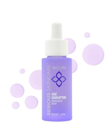 Serious Skincare Absolutes Age Disrupter Serum - Resveratrol Youthful Radiance with Grape Skin Stem Cells - Revitalize & Improve Elasticity - 1 oz - Buy Online on GoSupps.com