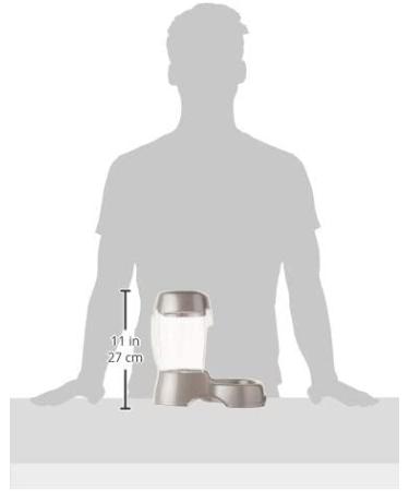 Petmate Pet Caf Feeder 3 lbs - Pearl Silver | Convenient Automatic Pet Feeding Solution - Buy Online on GoSupps.com