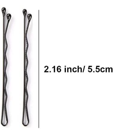 Bamutu 36 PCS Traditional Metal Bobby Pins | Kirby Wavy Grips 55mm | Black Color - 5.5 inch - Buy Online on GoSupps.com
