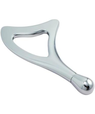Double Head Eye Cream Massager - Silver Jaw Lifting Rollerball for Effective Eye Massage - Buy Online on GoSupps.com