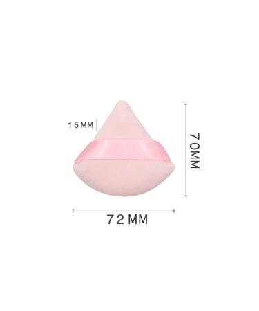 Androxeda 15-Piece Powdered Face Triangle Makeup Sponge Set - Soft Body Cosmetics Primer for Loose & Mineral Powder - Wet/Dry Tool in Black White Pink - International Shipping Available - Buy Online on GoSupps.com