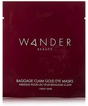 Wander Beauty Baggage Claim Gold Eye Masks 1 Pair - Buy Online on GoSupps.com