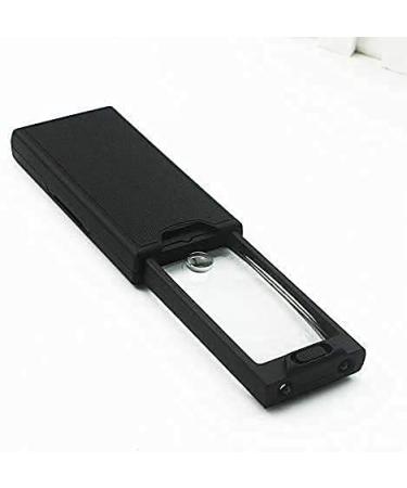Magnifying Glass 45X with LED Light HD Lens UV Light Handheld 2.5X Illumination Magnifier Assisted Mirror Magnifier