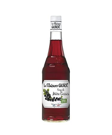 La Maison Guiot Blackberry Syrup Blackcurrant 70cl - Pack of 3