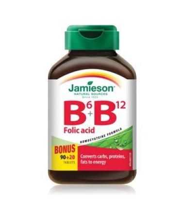 Jamieson B6 + B12 and Folic Acid 110 tabs
