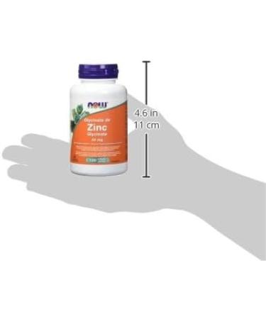 Now Foods Zinc Glycinate (Bisglycinate form) 30mg 120gel - Buy Online on GoSupps.com