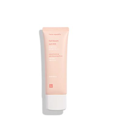 Face Republic Full Bloom Sun Tint 50mL | SPF50+ PA++++ | Vegan Certified | Reef Safe | Tinted Sunscreen | Natural Tone-up | Wrinkle Care | Cruelty-Free