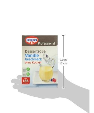 Dr. Oetker Professional Vanilla Dessert Sauce Powder - No Cooking 1kg Pack | International Shipping - Buy Online on GoSupps.com