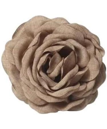 New 2025 Fabric Rose Flower Hair Claw Clips For Women New For Fashion Barrette Plastic Hair Clamps Headwear Hair Accessories Jewelry Fashion Accessories Creative Gift - Buy Online on GoSupps.com