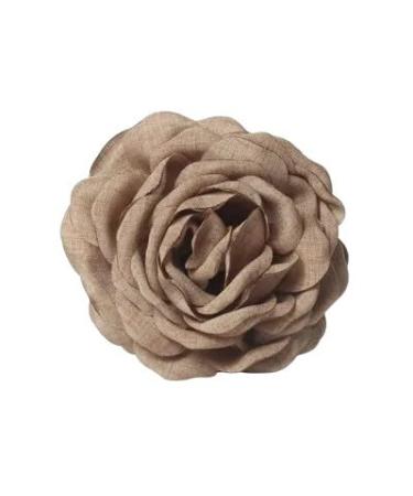New 2025 Fabric Rose Flower Hair Claw Clips For Women New For Fashion Barrette Plastic Hair Clamps Headwear Hair Accessories Jewelry Fashion Accessories Creative Gift