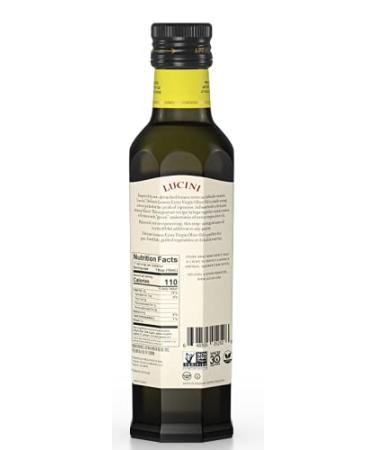 Lucini Italia Delicate Lemon Extra Virgin Olive Oil - 250mL Non-GMO, Whole30 Approved for Marinades & Grilling - Buy Online on GoSupps.com
