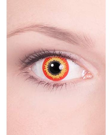Contact lenses annual lenses Ork - motif lenses with prescription (1 piece) - dioptria: -2.5 - ideal for Halloween carnival & motto party ork -2.5 dioptria