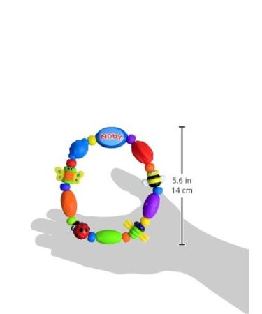 Nuby Bug-a-Loop Teether for 3+ Months - Safe & Soothing Baby Teether - Buy Online on GoSupps.com