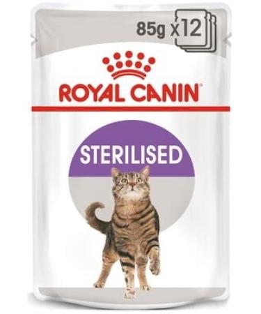 Royal Canin Sterilised Adult In Gravy Wet Cat Food 85g (Pack of 48)