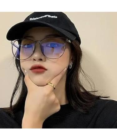 Shop 1pc Black Plastic Light Glasses for Women - Fashionable Blue Light Blocking Glasses for Computer TV Phones & Gaming - Vision Care for Men & Women - Buy Online on GoSupps.com