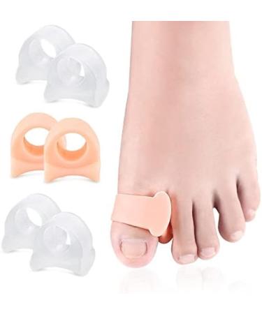10 Pairs Wenjinghua Great Toe Orthosis Separator | Soft Comfortable Toe Care Cover - Size M Transparent - Buy Online on GoSupps.com