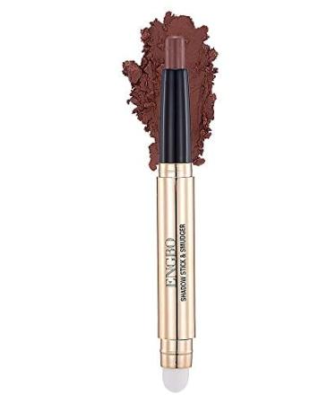 G n rique INTEROOKIE Double Head Monochrome Eyeshadow Pen High Light Smudge Free Beauty Makeup Pearl Light Sleepy Silkworm Eyeshadow (17#)