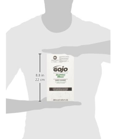 GOJO 7272-04 SUPRO Max Hand Cleaner - 2000mL Capacity Pouch for Tough Cleaning | International Shipping Available - Buy Online on GoSupps.com