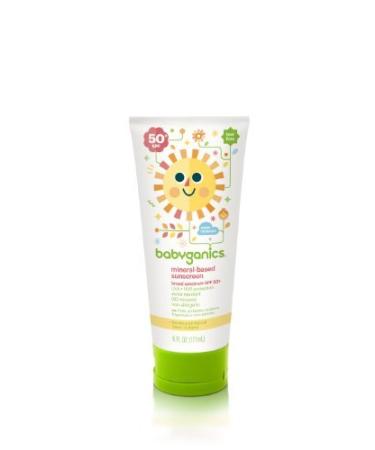 BabyGanics Sunscreen Lotion SPF 50+ 6 fl oz (177 ml)