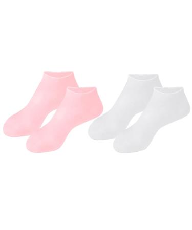FRCOLOR 6 Pairs Exfoliating Moisturizing Socks Cuticles Socks Cosmetic Moisturizing Sock Spa Socks Heel Socks for Dry Cracked Feet Foot Care for Women Non Socks Sebs Miss Short Boots Girl