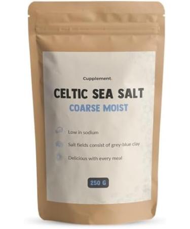  Cupplement Cupplement - Celtic Sea Salt 250 Grams - Premium Quality - Coarse Salt - Buy Online on GoSupps.com