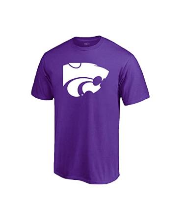 Official NCAA University College Mens/Womens Boyfriend T-Shirt Small Kansas State Wildcats 1 - Purple