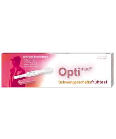 Optimac pregnancy test economy set 3x1 piece with easy evaluation after just 3 minutes 2-3 days before the period