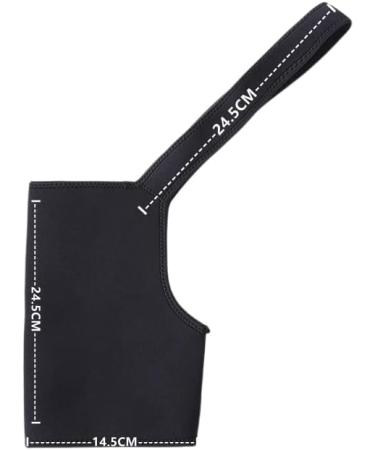 Buy Shoulder Brace for Men & Women | Rotator Cuff Support Pain Relief Compression Sleeve | Adjustable Stability & Immobilizer - Black - Buy Online on GoSupps.com