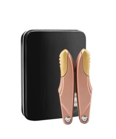 HCHGJKN Nail Clippers Fold Nail Art Cuticle Nipper Edge Cutter Manicure Scissor Plier Portable Tool Pedicure Toenail(Rose gift box)