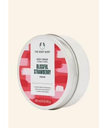 Buy Blissful Strawberry Body Cream - 200ML Vegan Body Moisturiser | The Body Sho.p - International Shipping Available - Buy Online on GoSupps.com