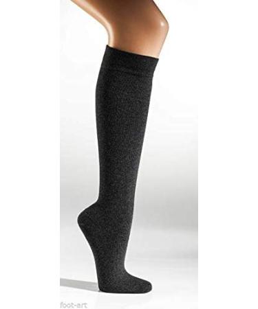 Buy 2 Pairs of Black Compression Travel Socks (Size 39-42) - Supportive & Comfortable for International Shipping - Buy Online on GoSupps.com